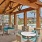 Lakeview Villas poolside lounge with fire pit